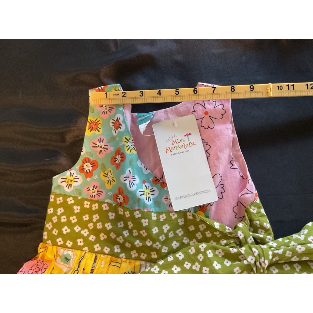 Little Miss Marmalade Poppy Lane Sleeveless Dress Size 6 Cotton - Picture 4 of 10